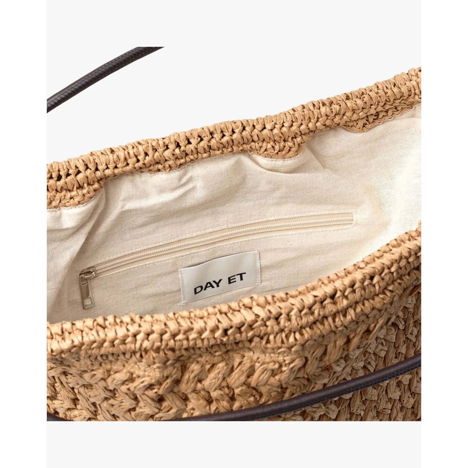 Day Creased Straw Bag