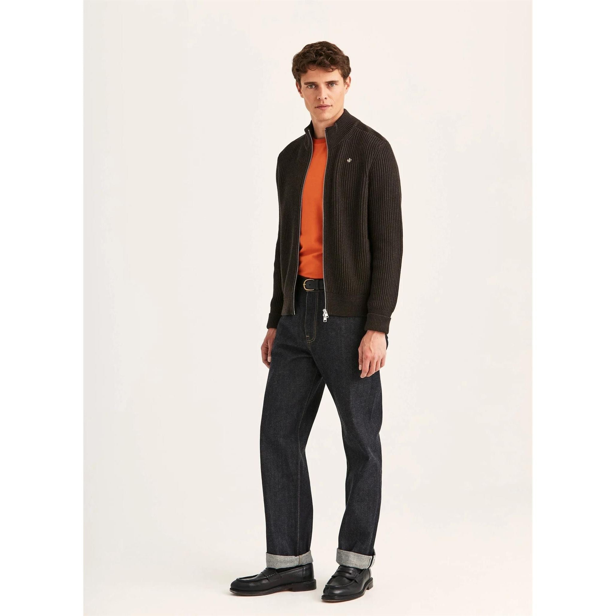 Duncan Zip Cardigan Herre