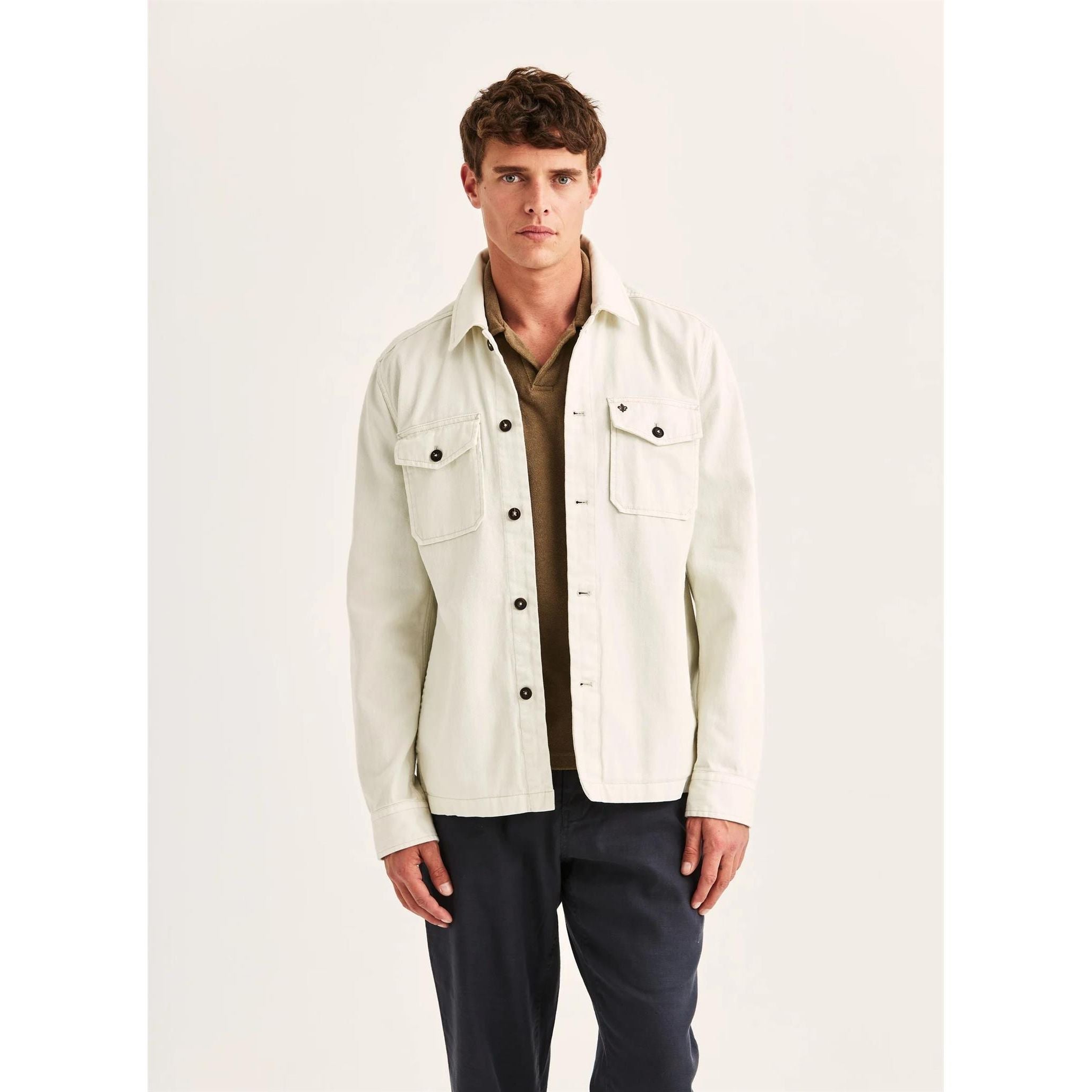 Alain Twill Shirt Jacket Herre