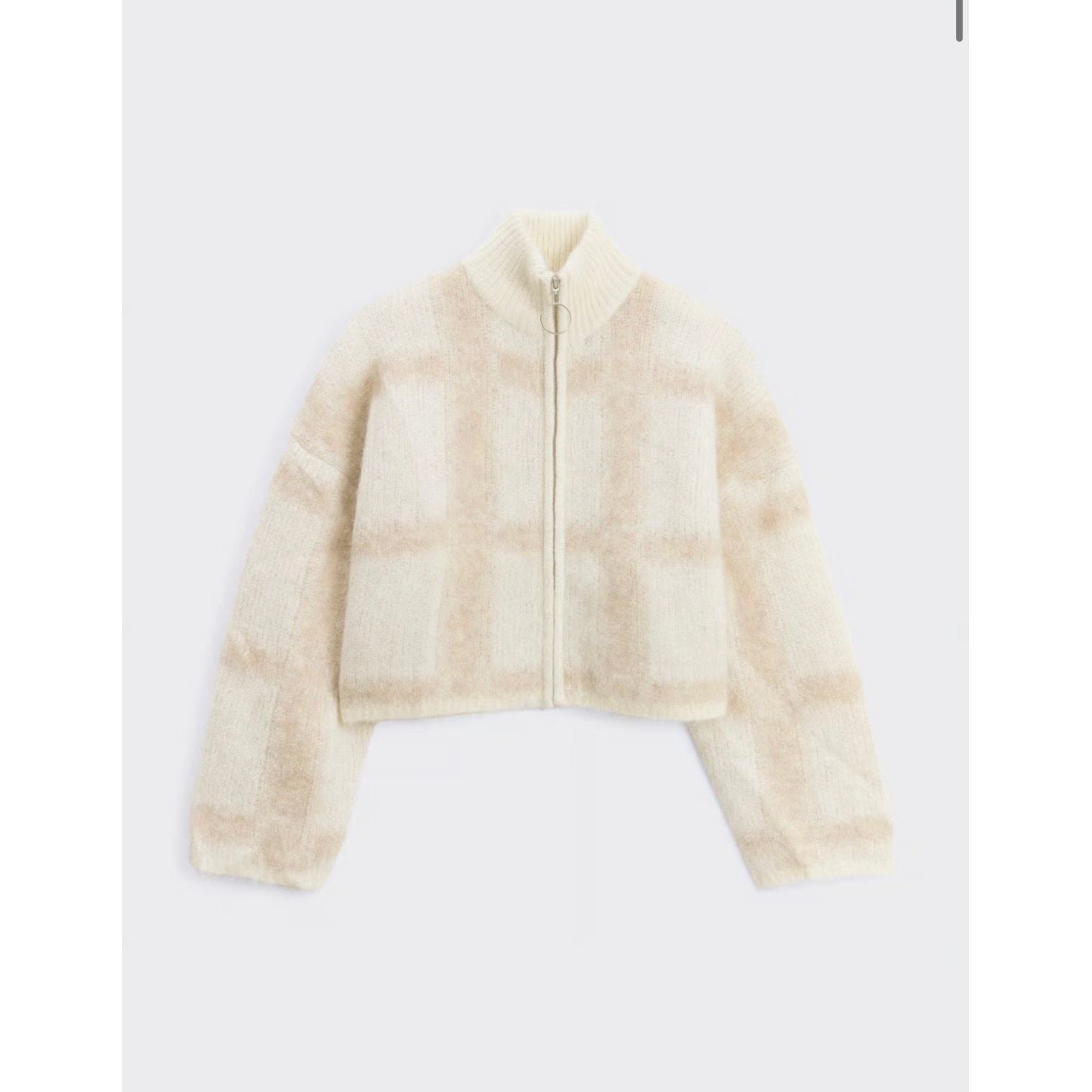 Tine Light Check Cardigan