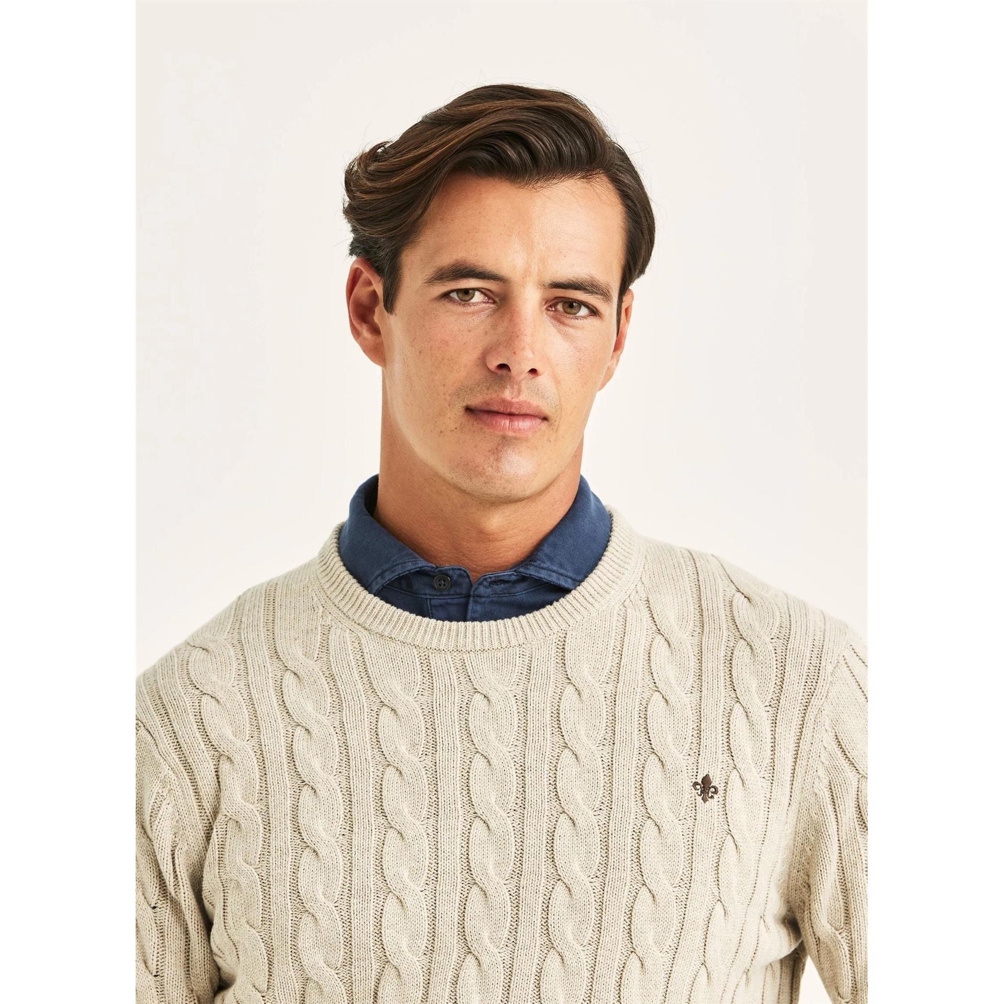 Ethan Cable Oneck Herre