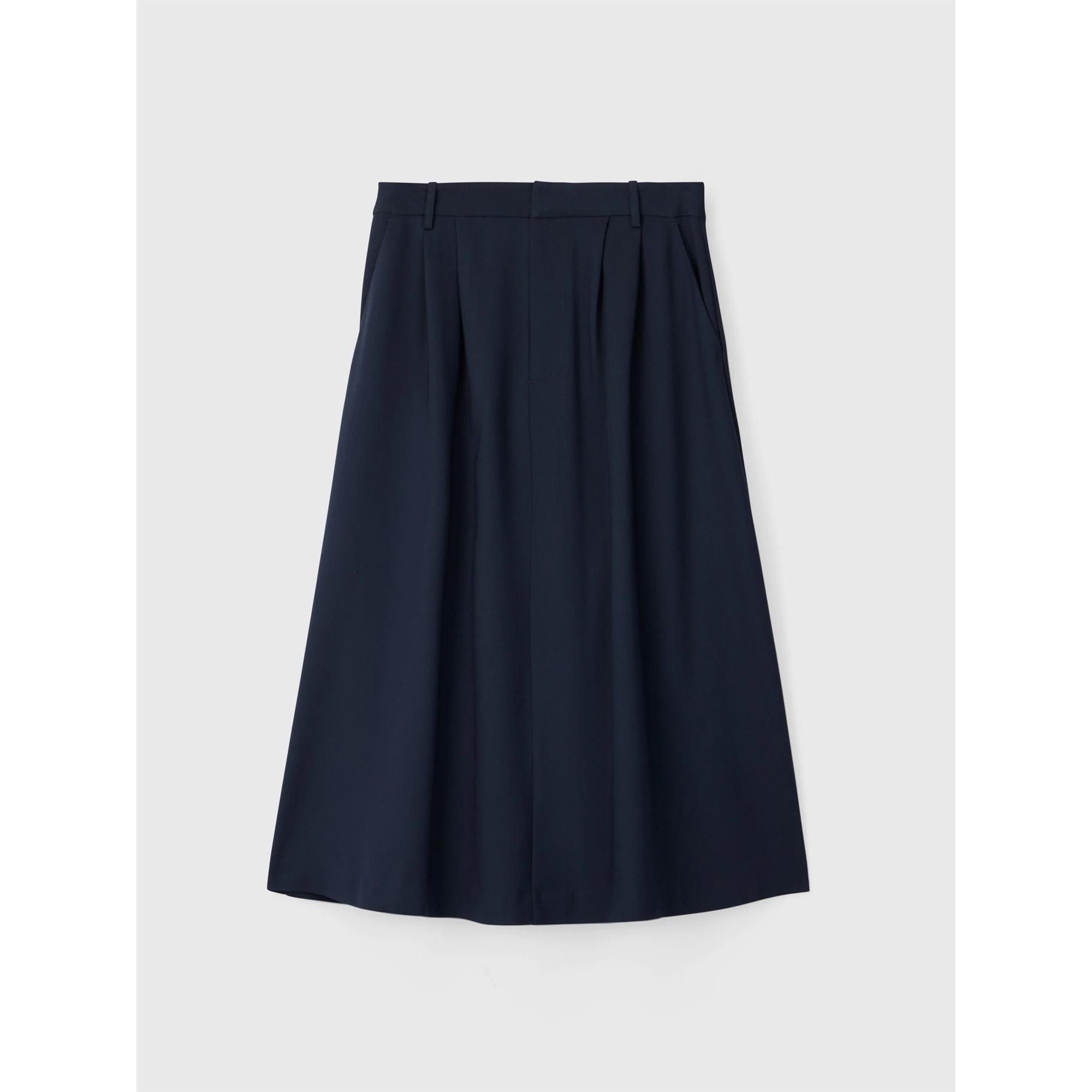 Tailored Poet Pleat skirt