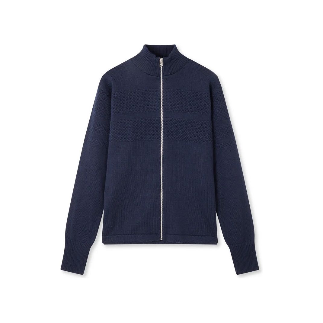 Wool Klemens Zip Knit Herre