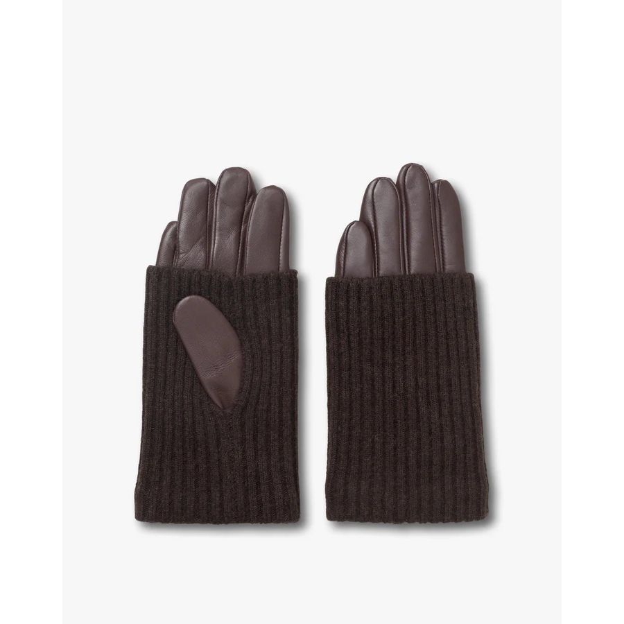 Leather Knit Hansker