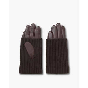 Leather Knit Hansker