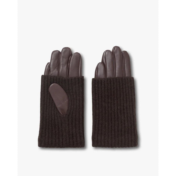 Leather Knit Hansker