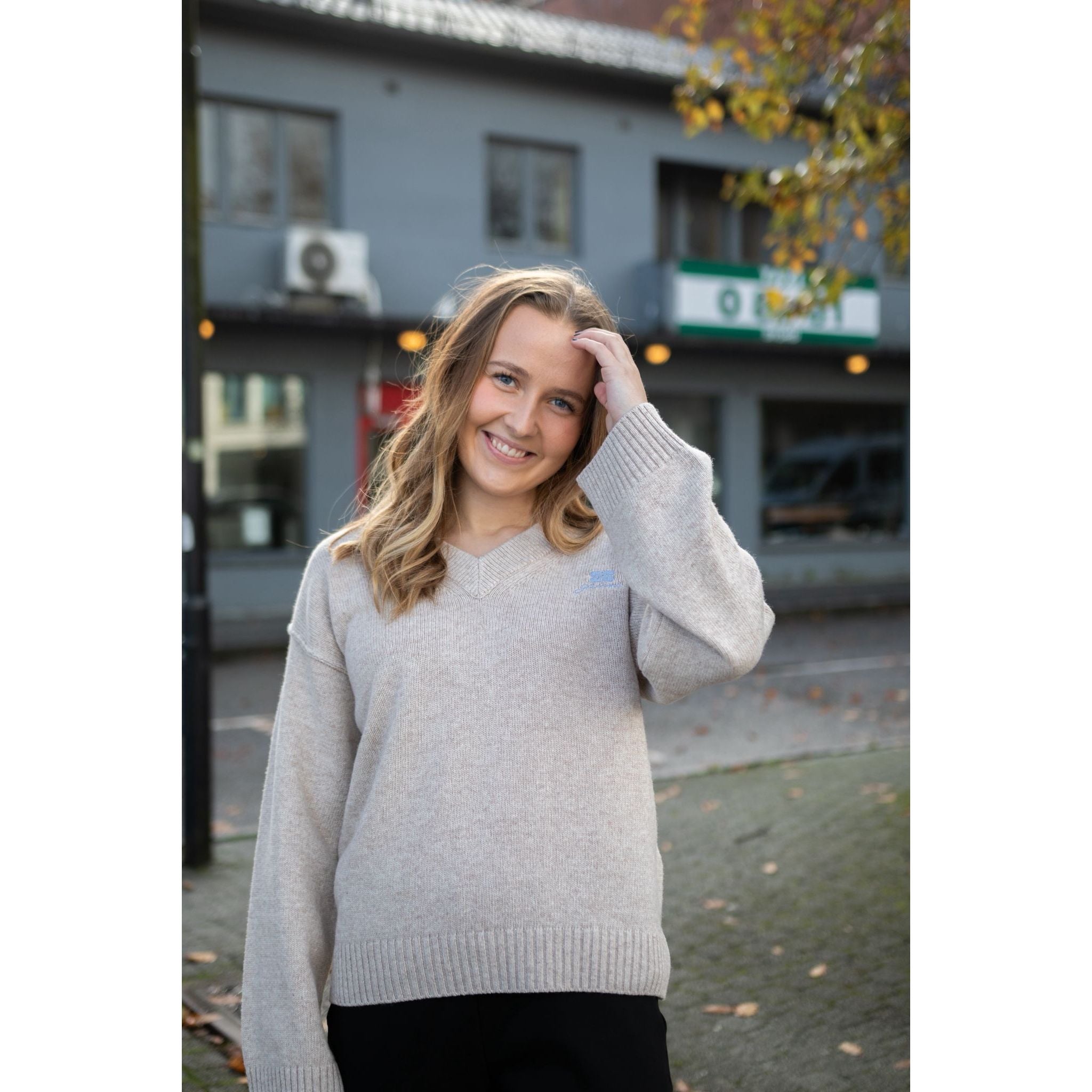 Core Future Wool Mix V-neck