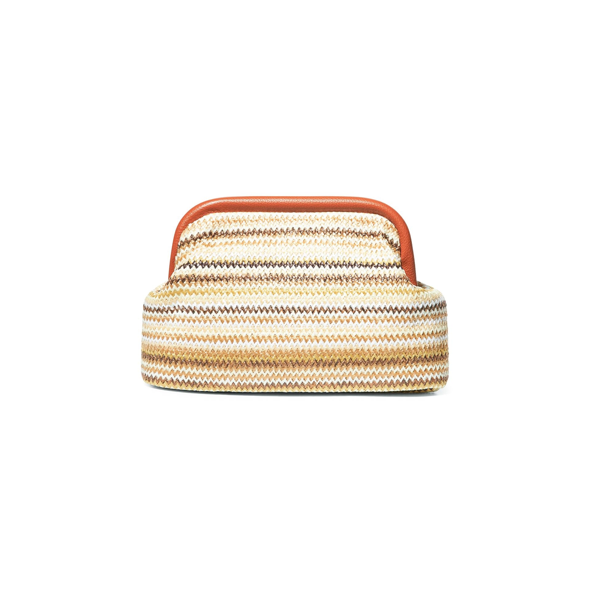 Raffia Clutch Stripe