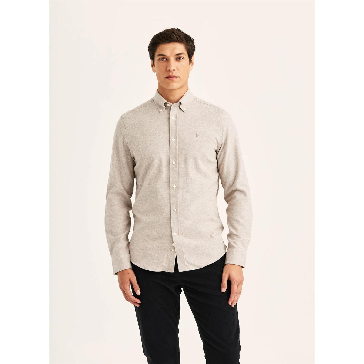 Flannel Check Shirt - Slim fit Herre