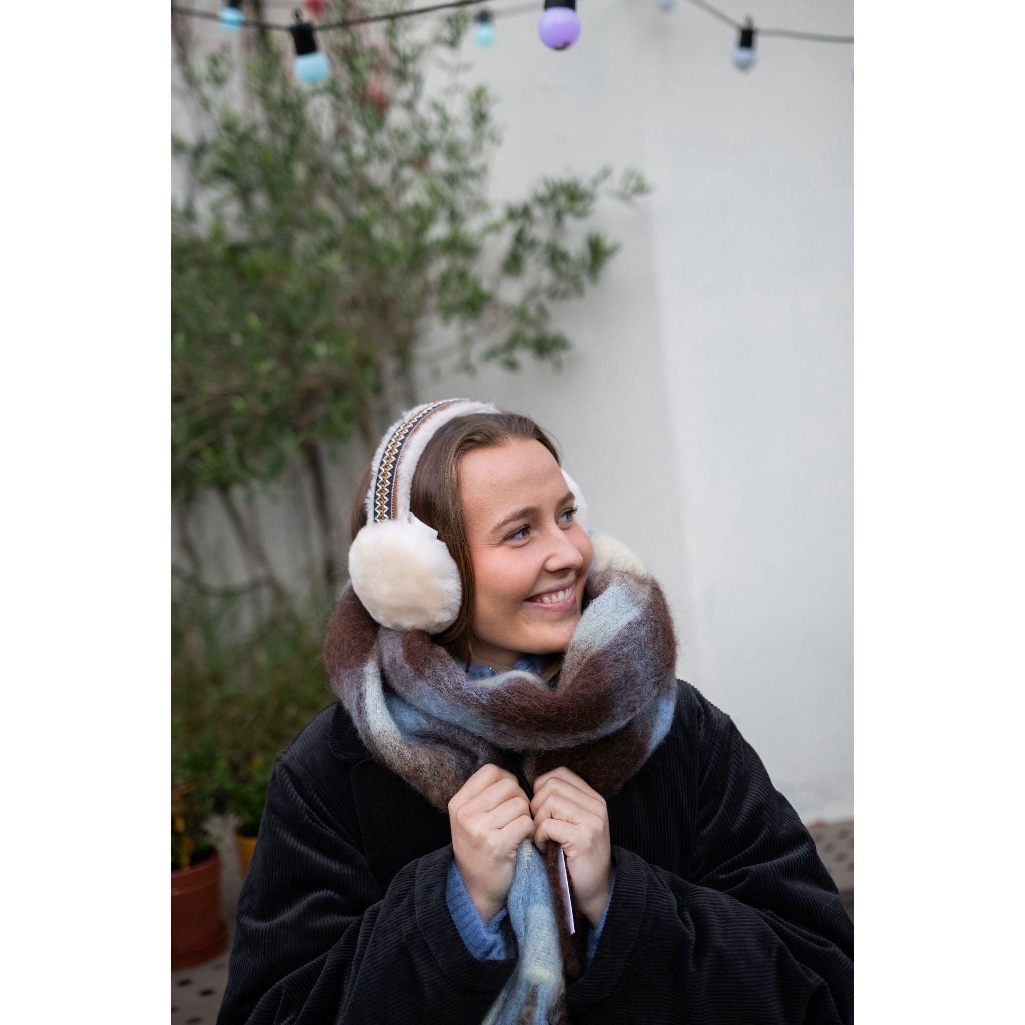 W Tasman Sheepskin Earmuff