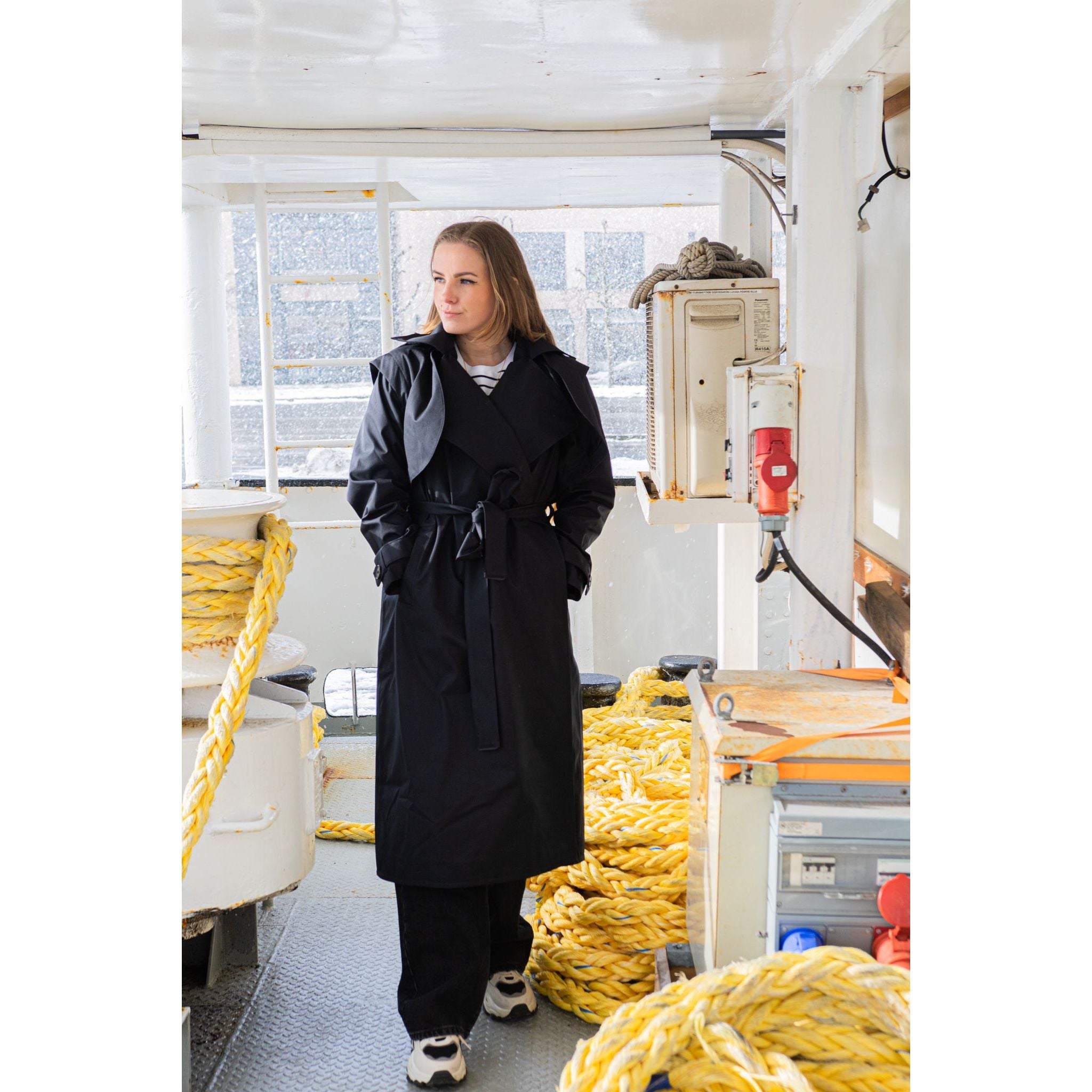 Regndråpe Trench Coat