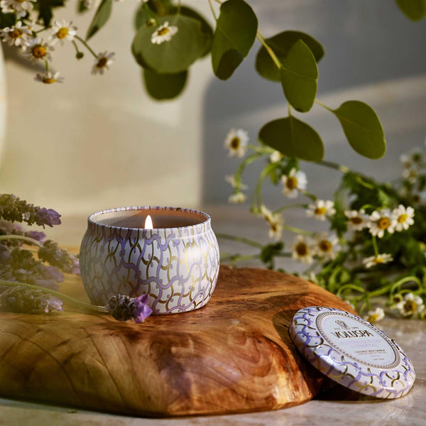 Mini Tin Candle - mountain lavender & chamomile 113G