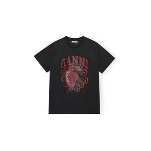 Basic Jersey Strawberry Relaxed T-shirt