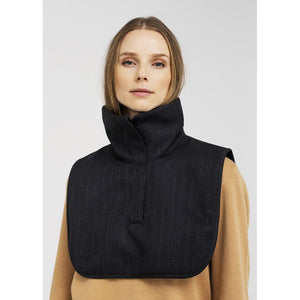 Neckvarmer Black Tweed
