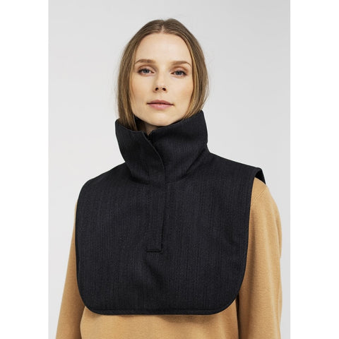 Neckvarmer Black Tweed