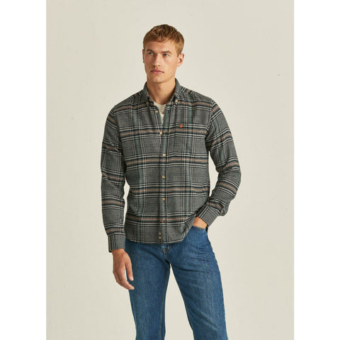 Multicheck Flannel Shirt BD Herre