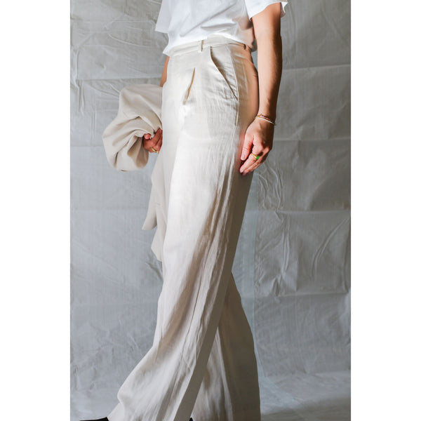 PaulaGZ Linen MW Wide Pants