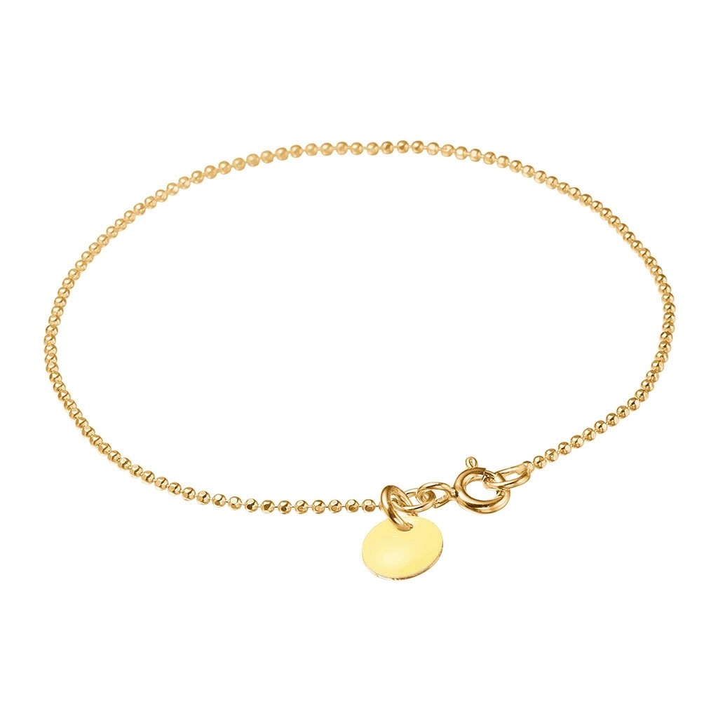 Bracelet, Ball Chain Yellow