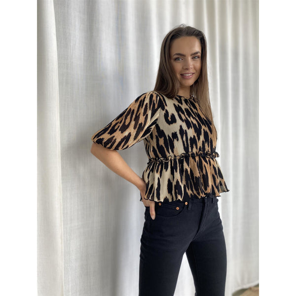 Pleated Georgette Topp