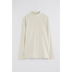 Rib Mock Neck Tee