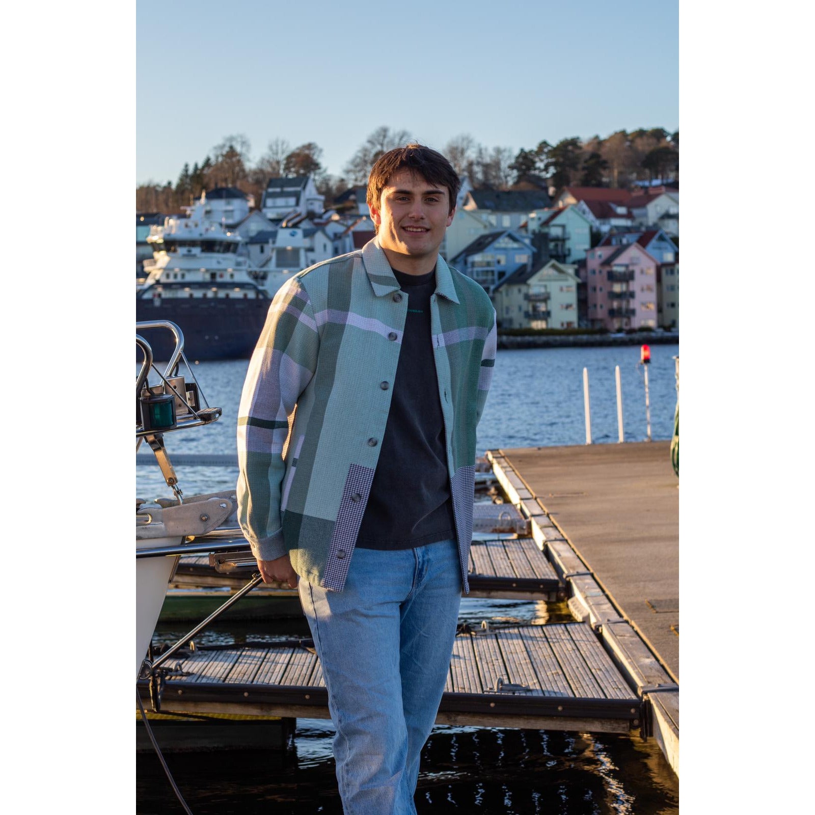 M. Elix Check Jacket Herre