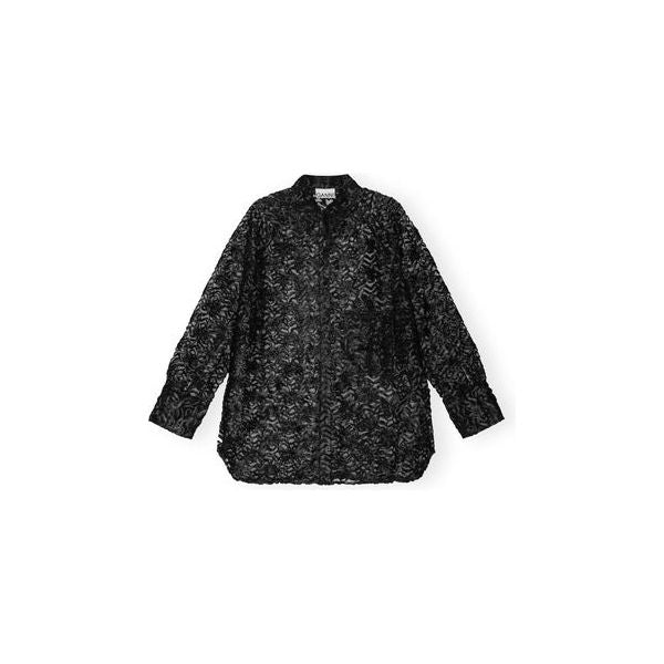 Ribbon Tulle Raglan Shirt