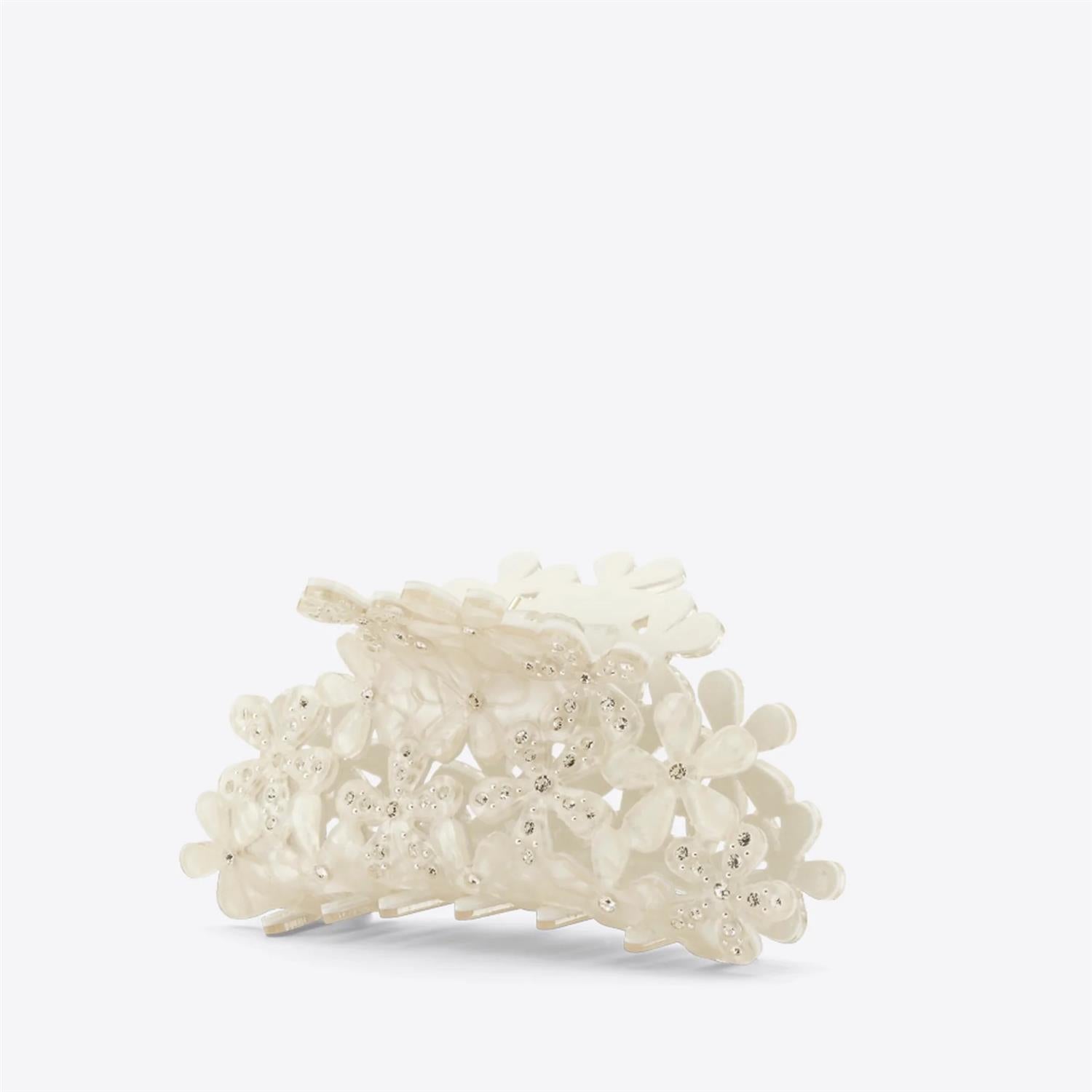 Daisy Hair clip - white