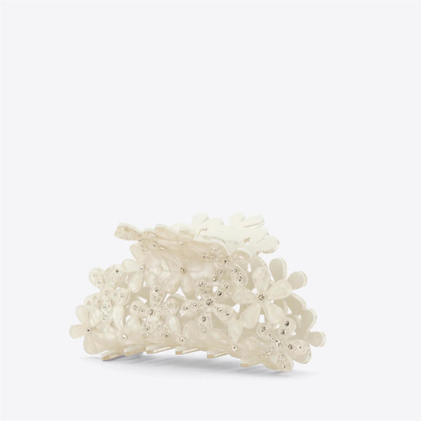Daisy Hair clip - white