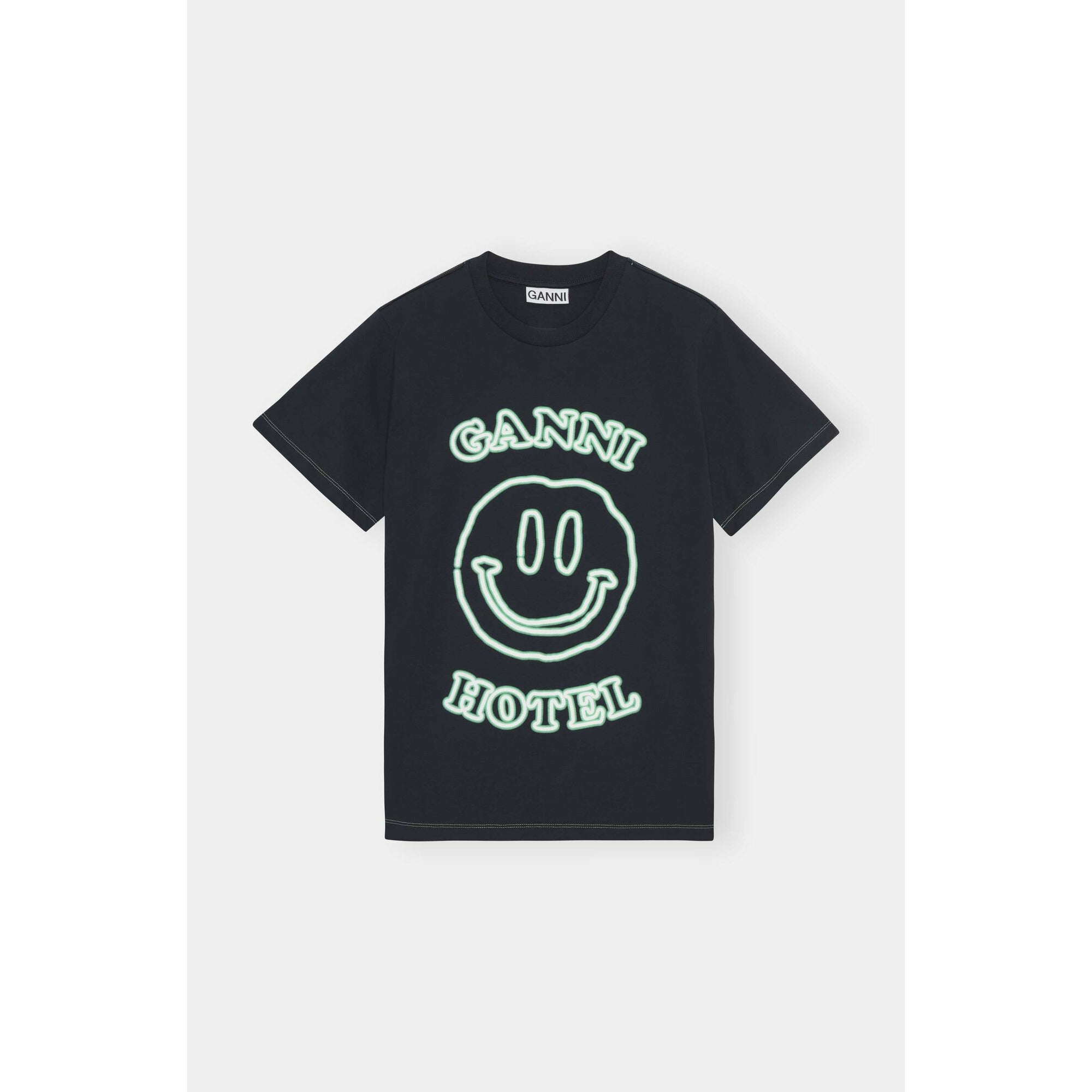 Basic cotton jersey O-neck T-shirt