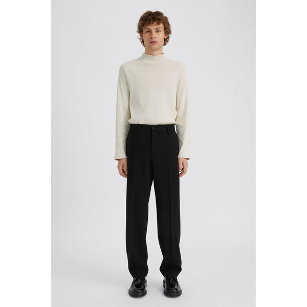 Rib Mock Neck Tee