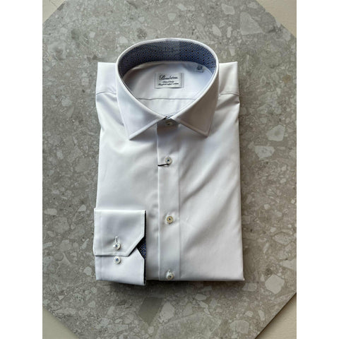 Fitted Body Shirt/75 RM Cuff, contrast