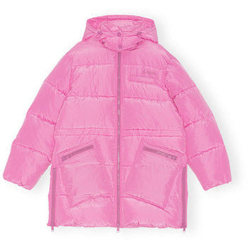 Tech Puffer Oversized Midi Jacket