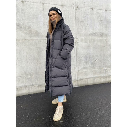 Long Tech Puffer Jacket