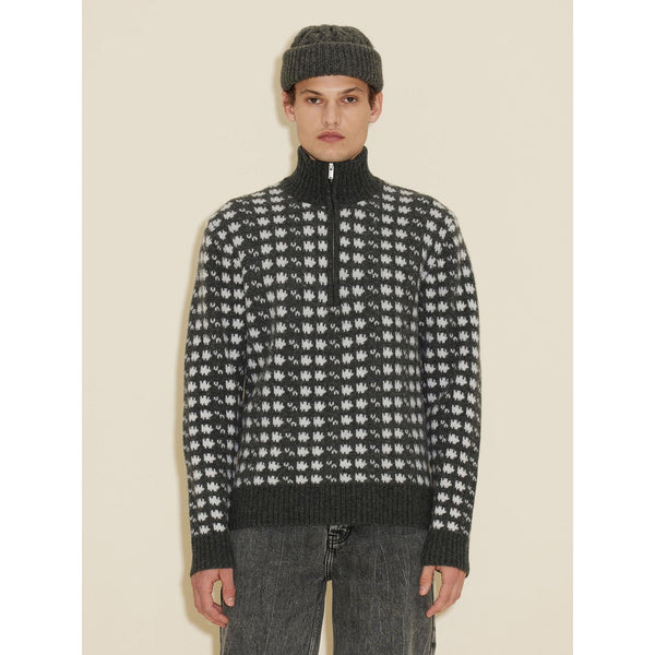 Castle Nordic Pattern Half Zip Herre