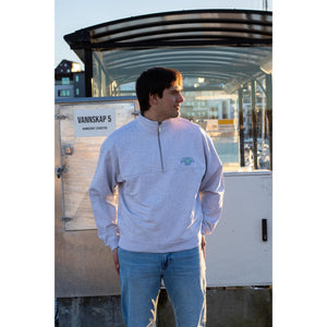 M. Mezzanine Sporty Half Zip Herre