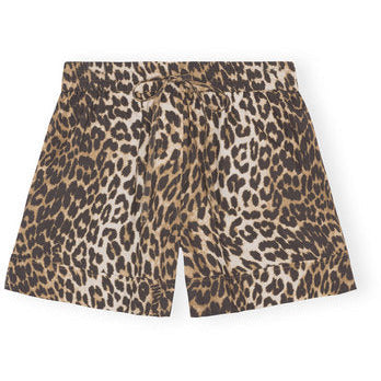 Printed Cotton Elasticated Shorts