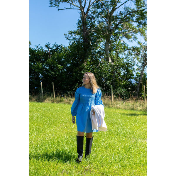 Cotton Poplin Mini Smock Dress