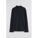 Rib Mock Neck Tee