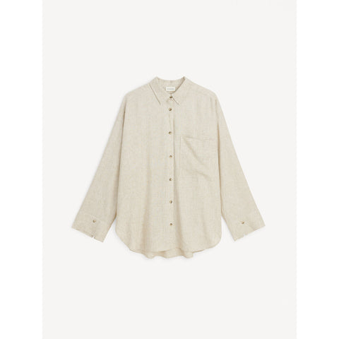 Derris Linen-Blend Shirt