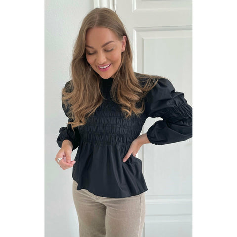 Karo Smock Blouse