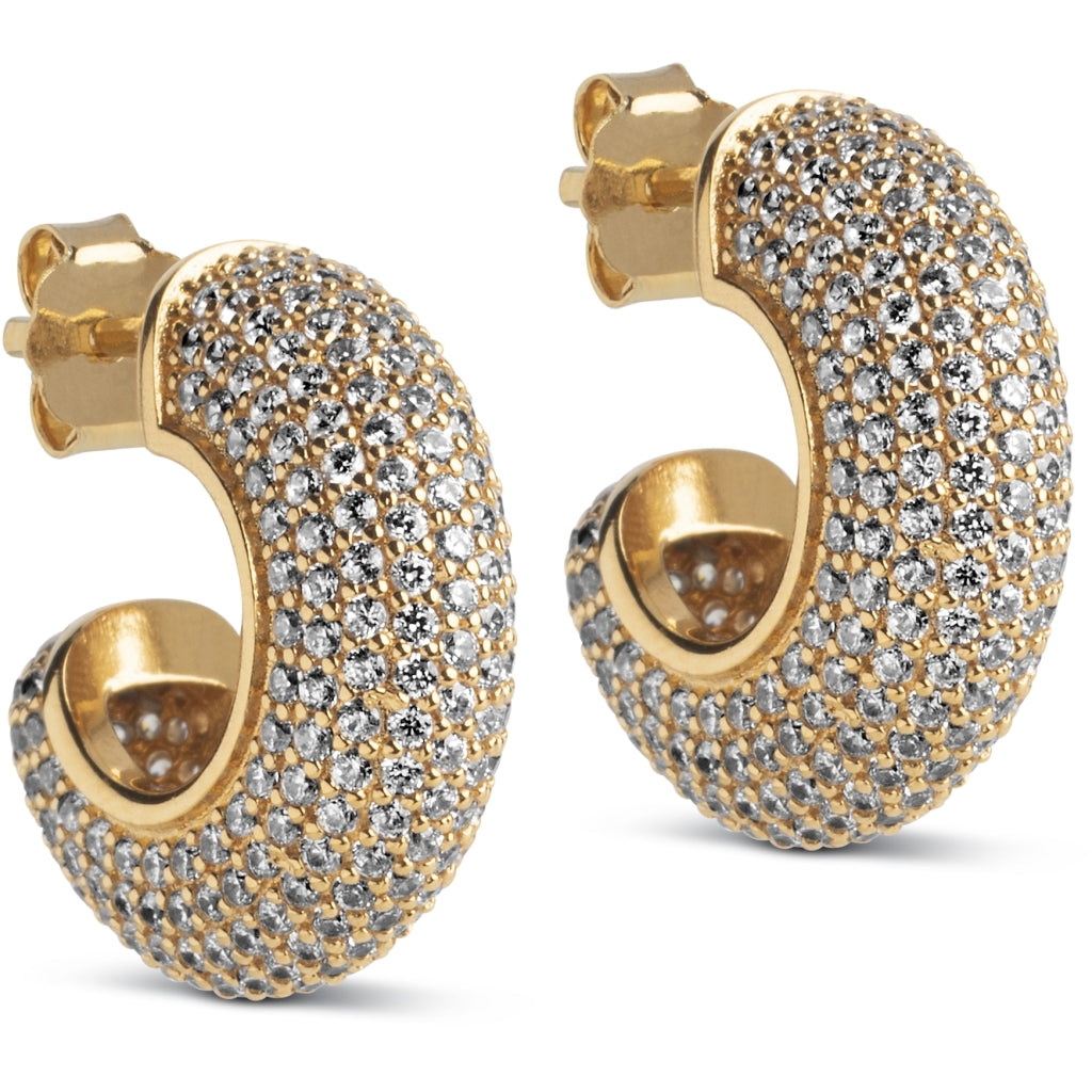 Hoops, sparkling luna
