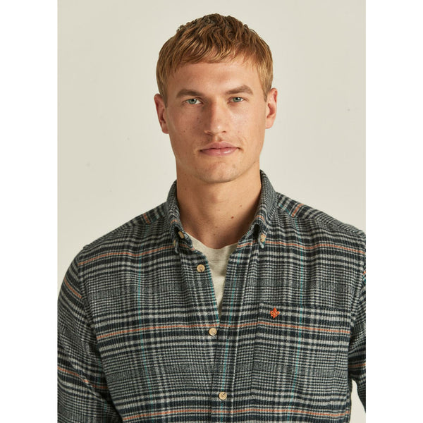 Multicheck Flannel Shirt BD Herre