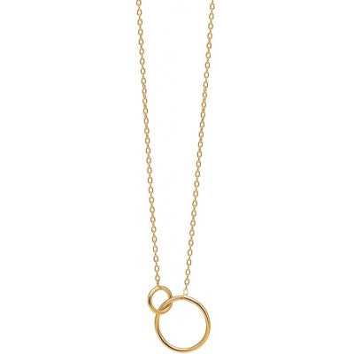 Necklace, double circle