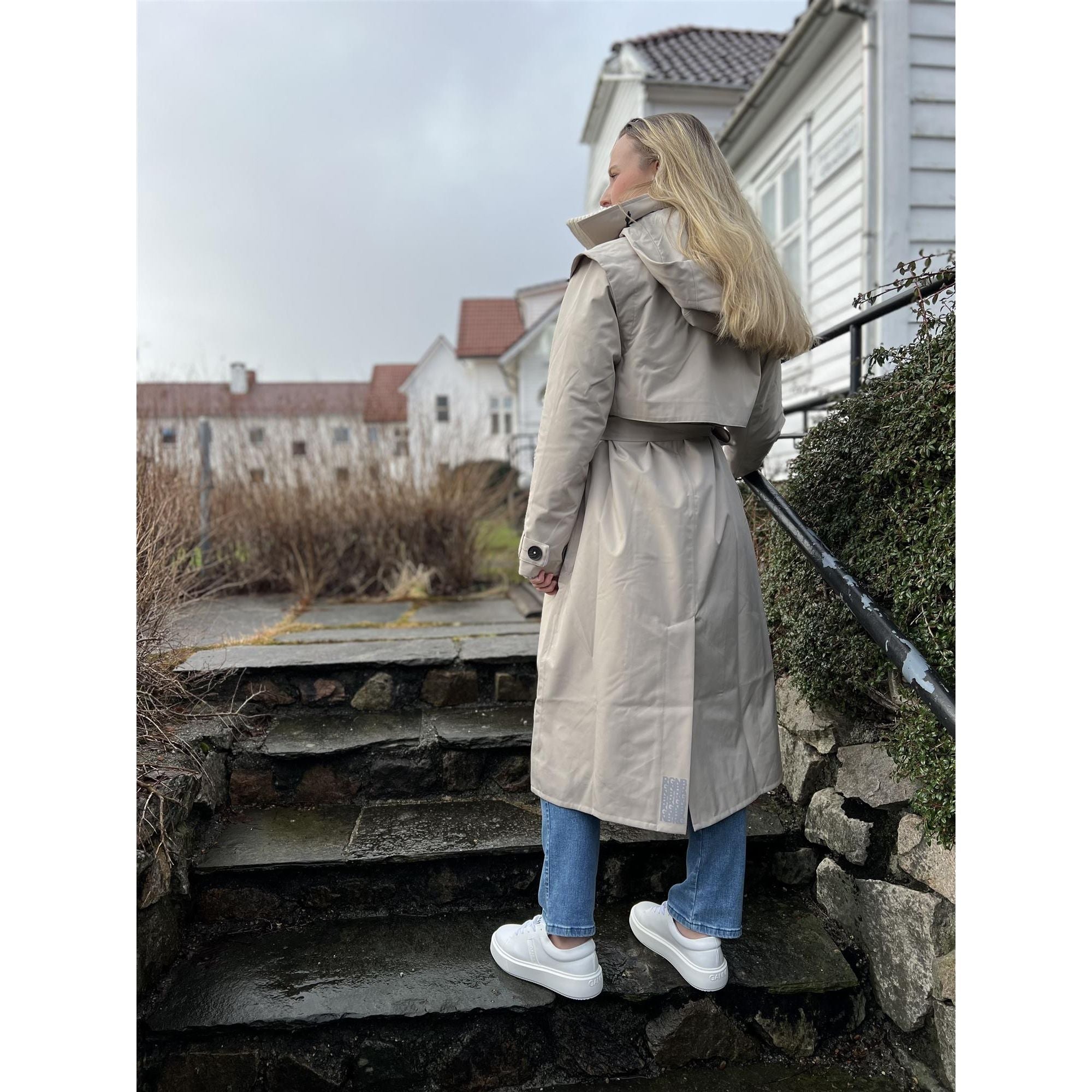 Regndråpe Trench Coat