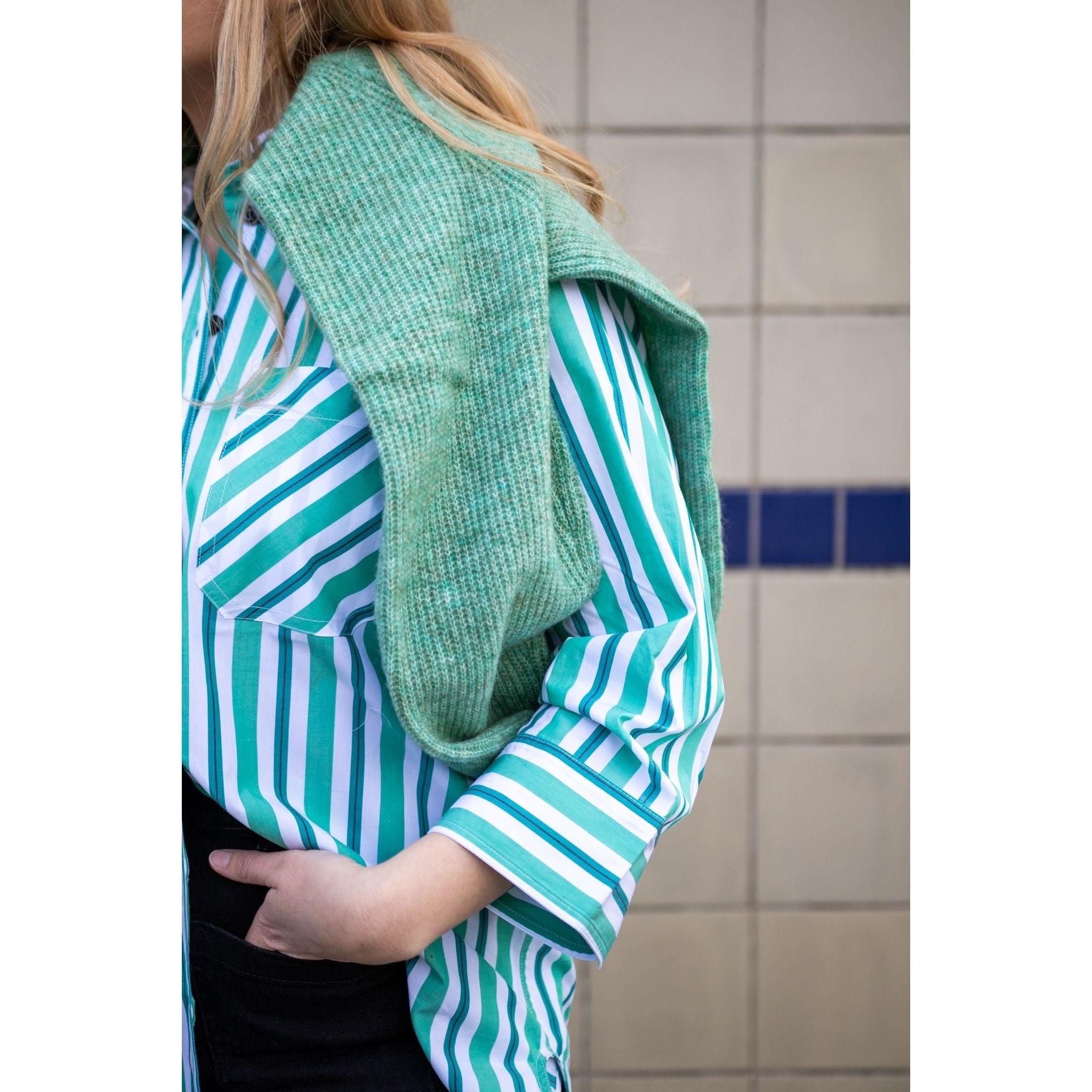 Stripe Cotton Shirt