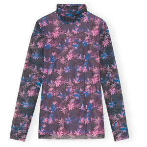 Rollneck Printed Mesh