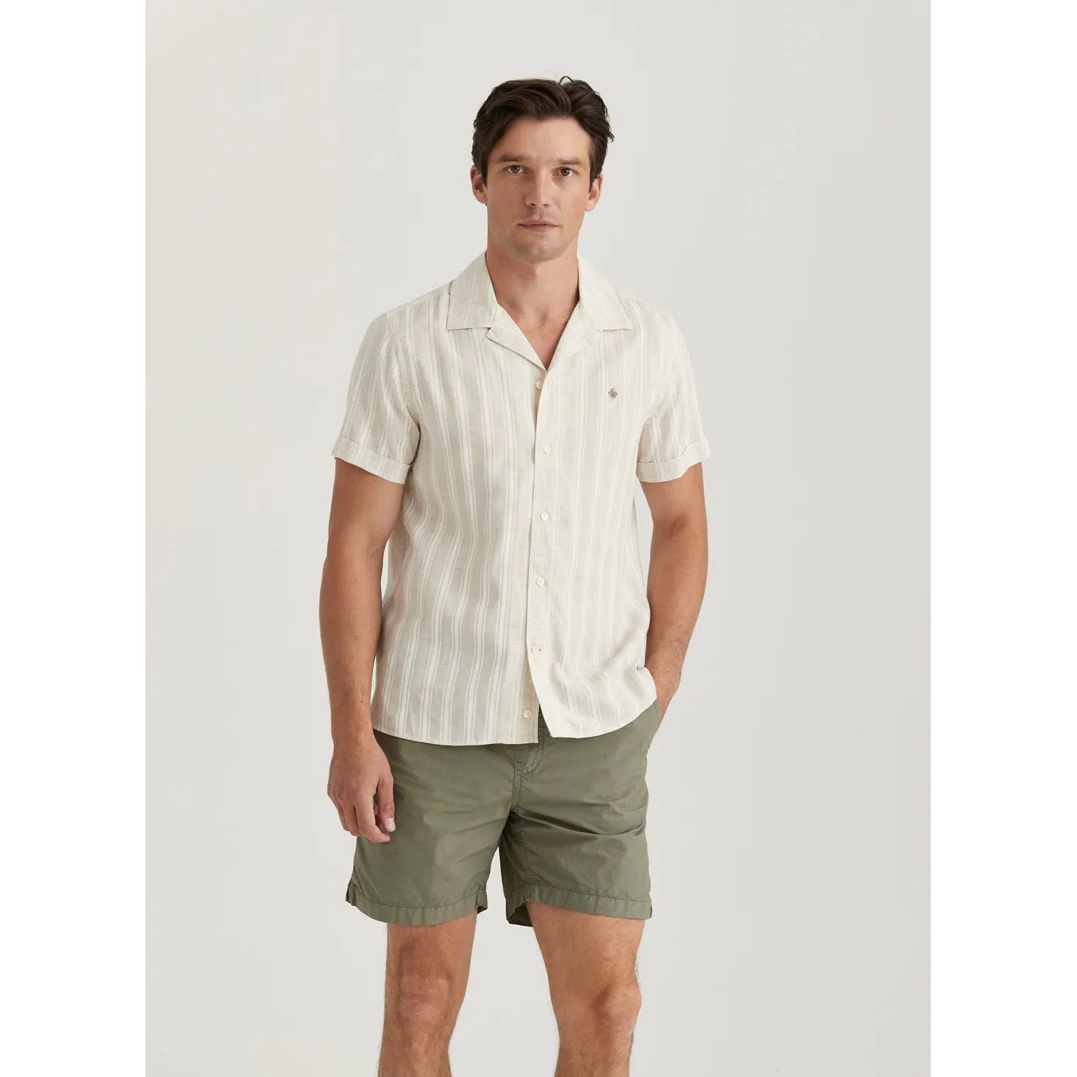 Printed Short Sleeve Shirt Herre