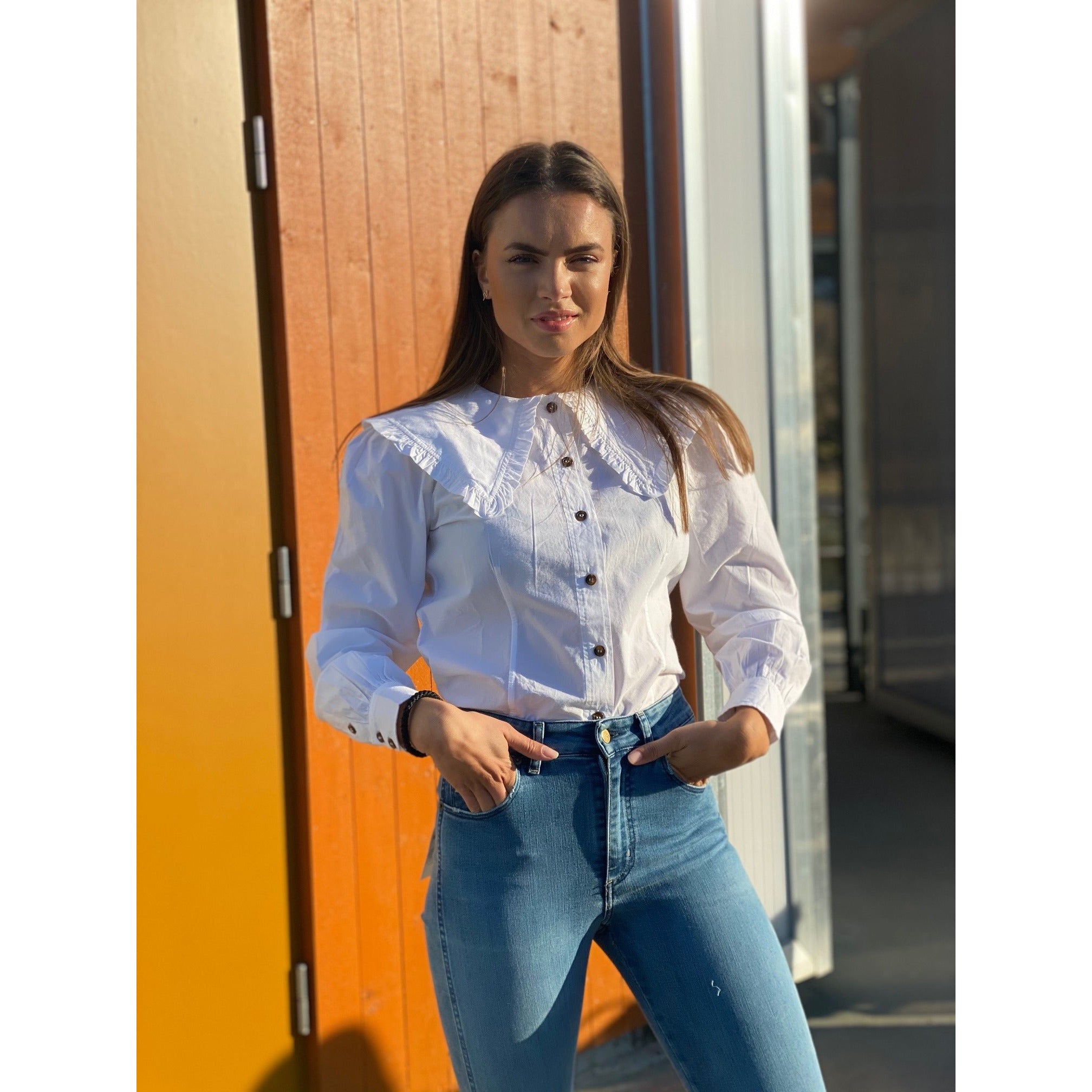 Fitted Shirt Cotton Poplin
