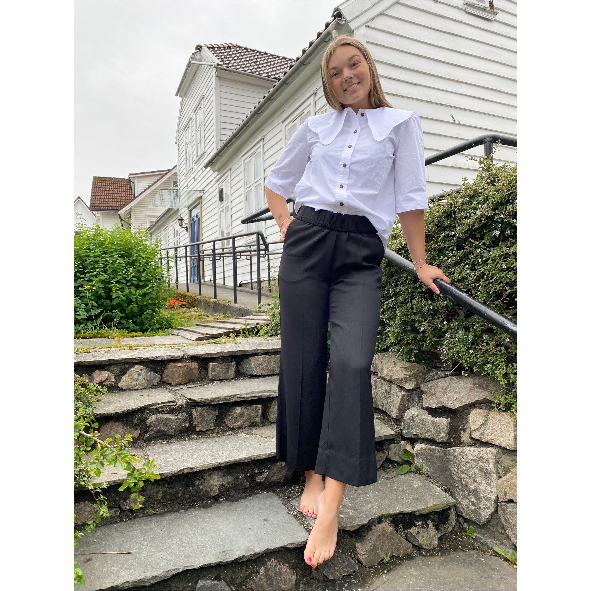 Mizoni wide-leg trousers