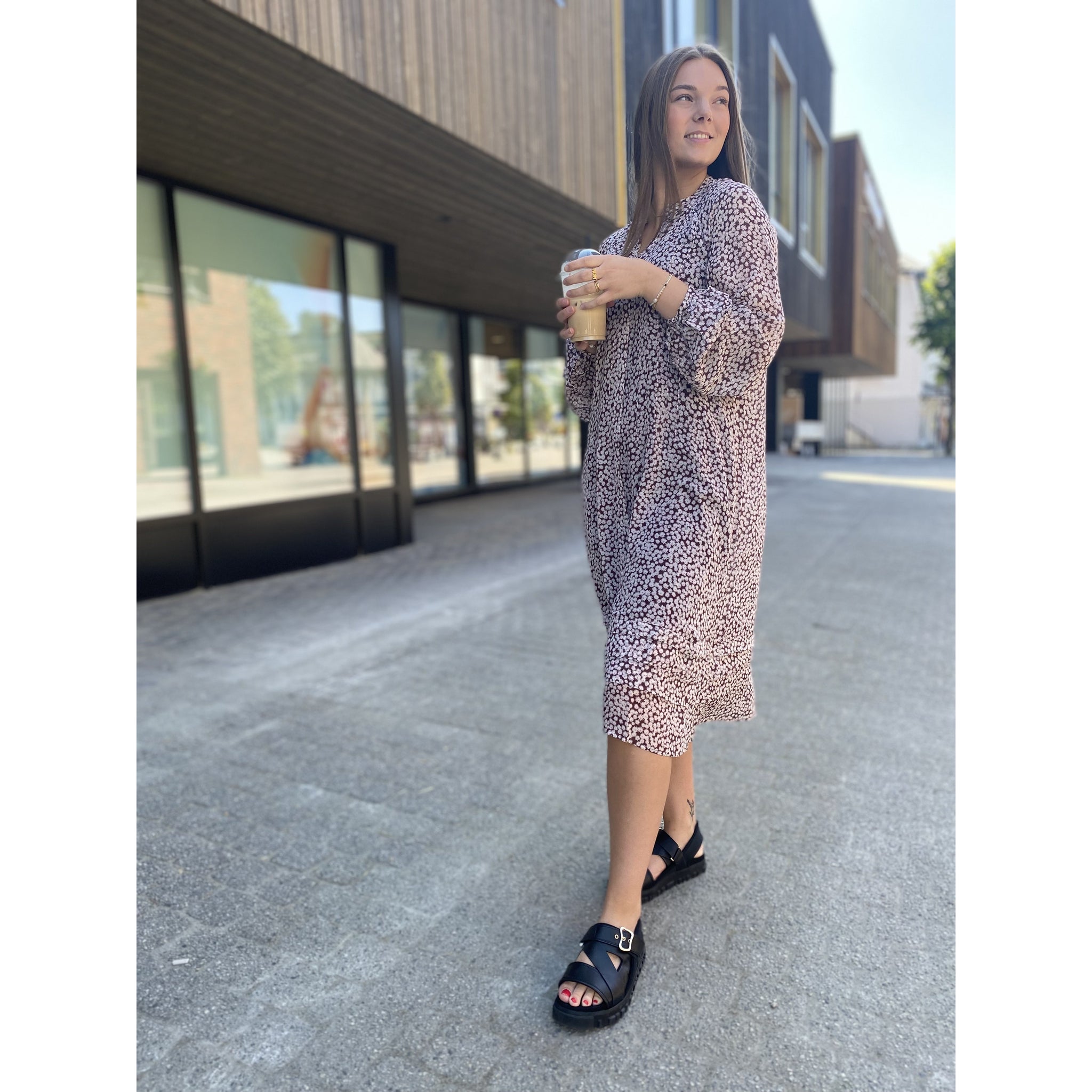 Elma Shirt Dress AOP 9695